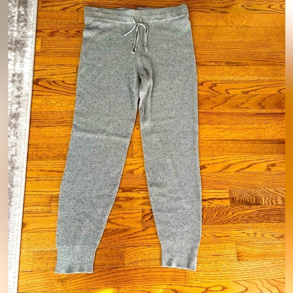 WEEKEND Los Angeles Waffle Cotton Thermal Joggers Size L Warm Winter Skiing
